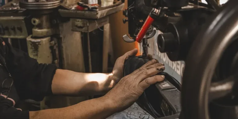 Sewing machine maintenance with oil